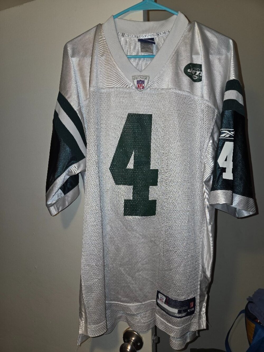 NY JETS NFL Jersey Favre mens size large